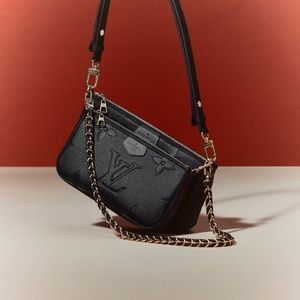 Louis Vuitton Multi Pochette Accessoires in Monogram Empreinte Leather